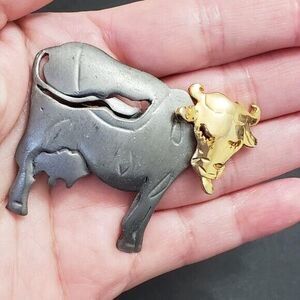 Vintage Ultra Craft vintage two tone cow b…